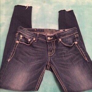Miss Me jeggings size 27 dark wash skinny ankle